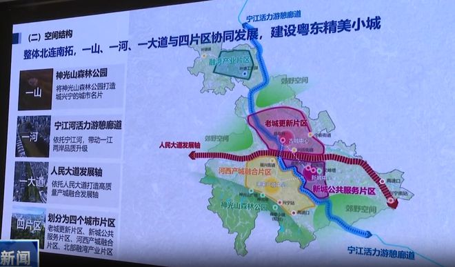 “一山一河一大道四片区”新格局梅州一地未来城市设计即将升级！(图2)