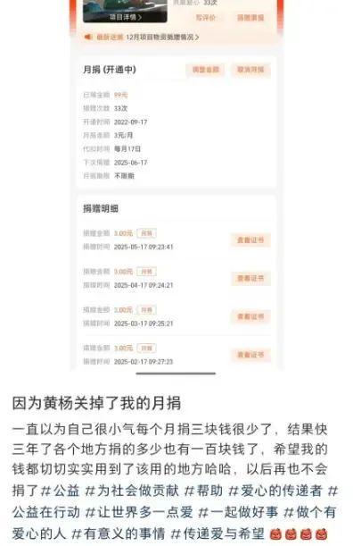 止月捐潮捐了钱还要被说是仇富黄杨钿甜耳环事件让5月出现停(图3)